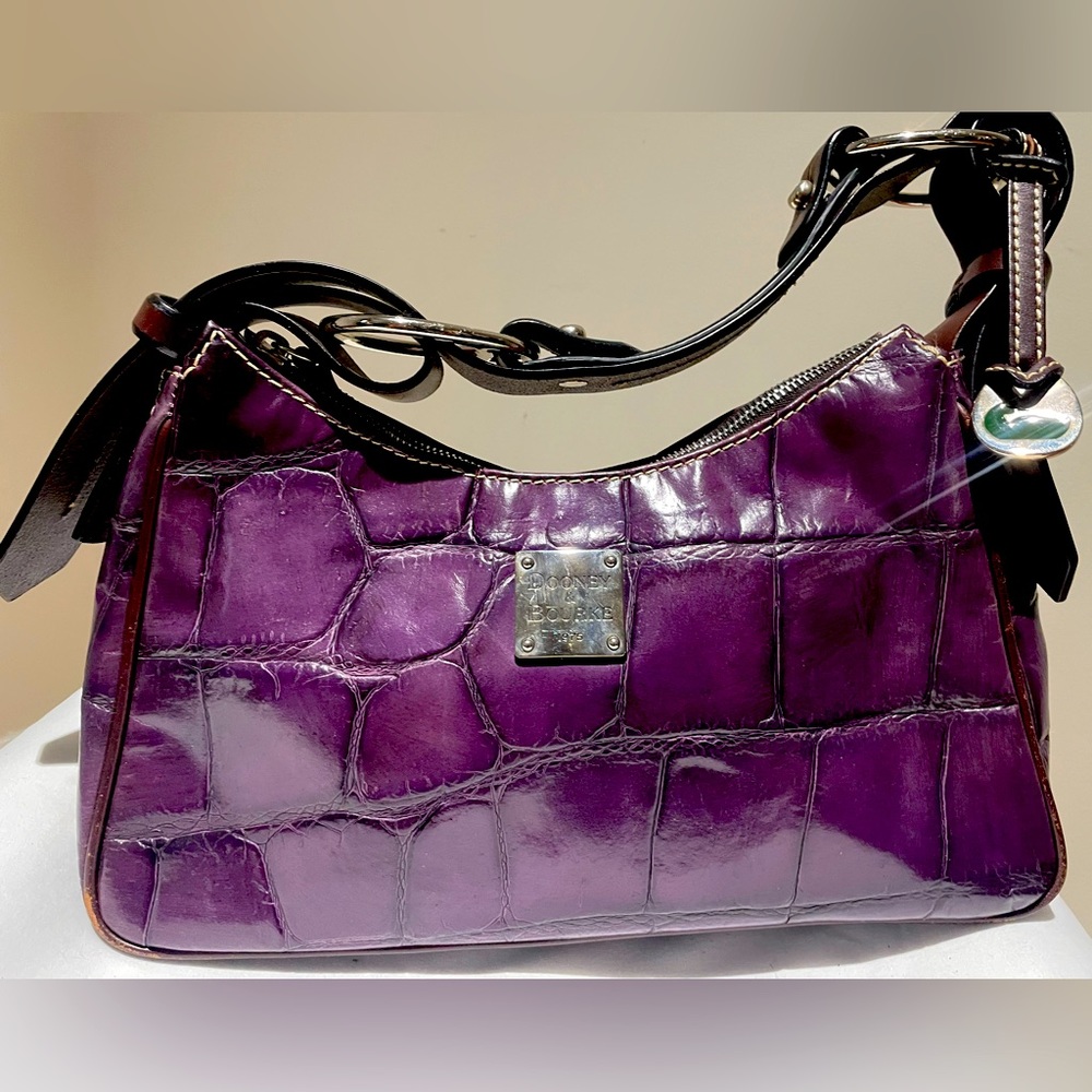 Dooney & Bourke Embossed Crocodile Handbag
